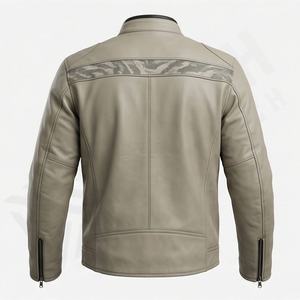 Veste de moto en cuir véritable pour homme de qualité supérieure, nouvelle arrivée, vestes de moto d'hiver, protections amovibles, personnalisables - Product Image 2