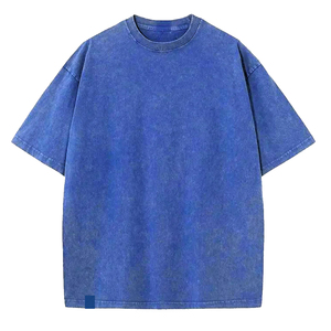 Nouvel Arrivage T-shirt Femme 100% Coton Haute Qualité Délavé à l'Acide Uni Manches Courtes pour Fitness - Product Image 6