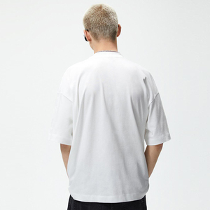 Heavyweight 100% Cotton <b>Plain</b> Custom Mens Oversized T Shirt Printing Blank <b>White</b> <b>Tee</b>-shirt Graphic Plus Size Men's T-shirts - Product Image 6