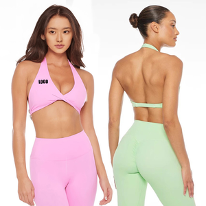 Ropa Deportiva Personalizada 2023, Talla Grande, Sin Costuras, Top Deportivo Halter para Yoga y Deportes para Mujer - Product Image 1