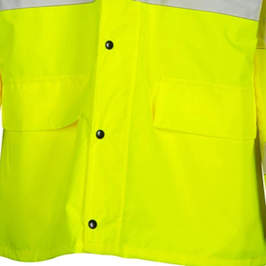 High Quality Reflective <b>Work</b> Vest Fluorescent Jacket <b>Waterproof</b> Safety Features Best Reasonable Price Customizable Logo Cotton - Product Image 4