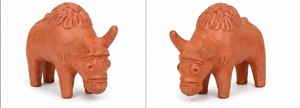Sculpture de chameau en terre cuite faite à la main, figurine animale décorative sculptée, ornement traditionnel pour la table, pour la maison et le jardin - Product Image 3