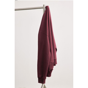 Men Regular Fit Crewneck Pullover Sweatshirt 370gsm Cotton Fleece Lined Elegant Style Custom OEM Private Label Eco-Friendly - Product Image 5