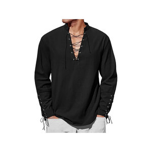 Camisa de Renacimiento Histórico con Vendaje para Hombres, Ropa para Reenactaciones - Product Image 5