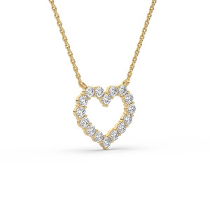 Pendentif en diamant de laboratoire rond de 1,5 carat certifié IGI, en argent 925, style unique, léger, taille brillant, bijoux fins pour mariage - Product Image 4