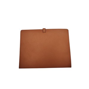 Custom Logo Office Accessories Organizer Genuine Leather Padfolio Business Portfolio <b>File</b> Folder Durable Soft <b>Document</b> Holder - Product Image 5