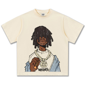 Camiseta Glory personalizada extragrande con estampado DTG, de hombros caídos, 100% algodón, para unisex. - Product Image 6