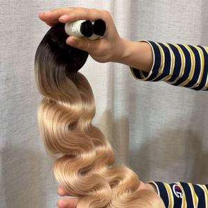 Cheveux humains vierges vietnamiens noirs naturels <span class=keywords><strong>de</strong></span> grade 16A pour tressage, qualité professionnelle, cuticules alignées, texture bouclée/corps (Body Wave) - Product Image 5