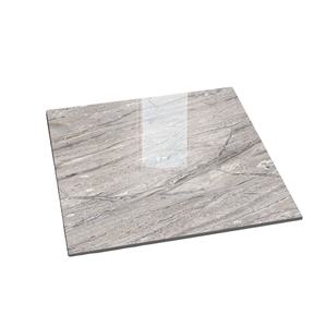 Azulejo de suelo de porcelana de cerámica con aspecto de mármol gris claro de estilo moderno, azulejos esmaltados pulidos de superficie brillante de alta calidad para interiores - Product Image 1