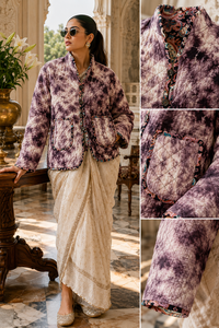 Chaqueta Acolchada Kantha Hecha a Mano Estilo Vintage para Mujer, Abrigo de Invierno de Algodón, Ropa Exterior Étnica Boho - Product Image 5