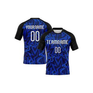ชุดเสื้อฟุตบอลแบบซับลิเมชั่นสั่งทำพิเศษ แขนสั้น ระบายเหงื่อได้ดี พิมพ์ลายตามสั่ง สีและหมายเลขทีมตามสั่ง รับผลิตแบบ OEM - Product Image 4