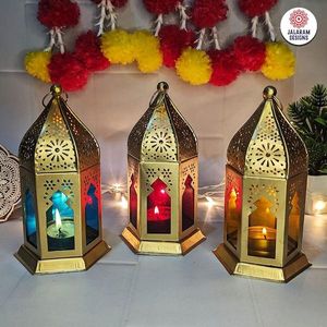 Classy Antique Moroccan <b>Lantern</b> Modern Cutwork <b>Gold</b> <b>Lantern</b> Eco-Friendly Table Top <b>Lantern</b> Home Wedding Decorative <b>Gold</b> <b>Lantern</b> - Product Image 3