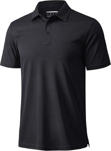 Polo de manga corta casual de piqué 100% algodón, 220 GSM, liso, con estampado o bordado personalizado, con abertura lateral y botones. - Product Image 4