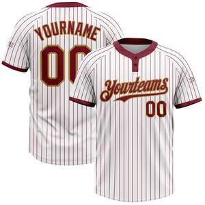 Maillot de softball en gros 100 % polyester imprimé par transfert thermique avec logo et positions personnalisées (avant/manche gauche/dos) – Coupe courte - Product Image 1