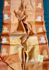 Sarees de Seda Brocada Premium con Ricos Diseños Tejidos, Prendas Tradicionales Elegantes para Exportación al por Mayor y Suministro para Boutiques - Product Image 3