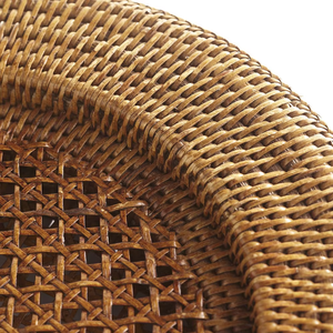 Plato de lujo tejido a mano de ratán marrón, manteles individuales de ratán duraderos para decoración de mesas de boda, manteles individuales para mesas de comedor de restaurantes. - Product Image 6