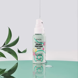 เซรั่มหอยทาก (ต่อต้านริ้วรอย) SOQU REVITALIZING SNAIL PEPTIDE SERUM_k beauty - Product Image 3