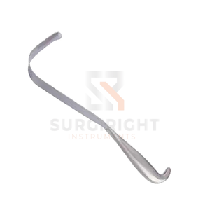 เครื่องมือผ่าตัดแบบดึงหลอดเลือดไต Wylie Renal Vein Retractors ได้รับการรับรองมาตรฐาน CE สำหรับการดึงหลอดเลือดอย่างควบคุมในการผ่าตัดไต - Product Image 1