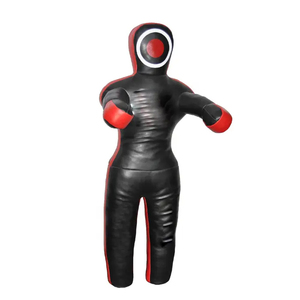 MMA Grappling <b>Dummy</b> Black Red Target Design Jiu Jitsu Wrestling Training Equipment - Product Image 5