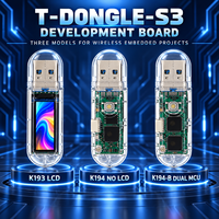 Carte de développement USB FYX Stock T-Dongle-S3 ESP32-S3 K193 K194 K194-B avec écran LCD 0,96 pouces, Wi-Fi, BT, carte TF, double MCU, 16 Mo de mémoire Flash