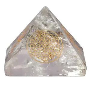 Crystal Quartz With Flower Life Symbol Online | Crystal Quartz With Flower Life Symbol Supplier | Crystal Quartz