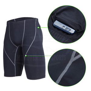 Breathable Quality Made <b>Compression</b> <b>Shorts</b> Workout Wear Slim Fit <b>Compression</b> <b>Shorts</b> For <b>Men</b> - Product Image 5