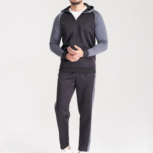 Conjunto Deportivo Personalizado para Hombre, Pantalones Deportivos Ajustados de Alta Calidad, Sudadera con Cremallera, Traje Deportivo Informal para Correr - Product Image 2
