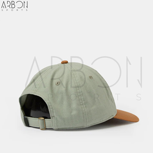 Casquettes de sport 6 panneaux en sergé de coton lavé, respirantes, pour usage quotidien, service OEM ODM, haute qualité, couleur contrastée, pour activités de plein air - Product Image 2