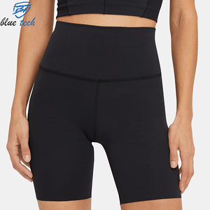 High Quality Women High Waist Yoga Shorts Gym Fitness Running Workout Shorts Soft Elastic Activewear Custom Logo Print - Product Image 1