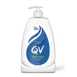 เอโก้ คิววี คิววี เจนเทิล วอช (สำหรับผิวแห้ง + ผิวแพ้ง่าย และผิวที่มีแนวโน้มเป็นผื่นผิวหนังอักเสบ) 1 กก. - Product Image 1