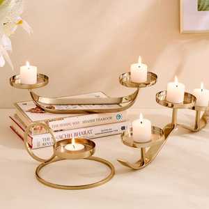 Support de bougie 33 cm à double support, durable, décoration d'intérieur - Product Image 5