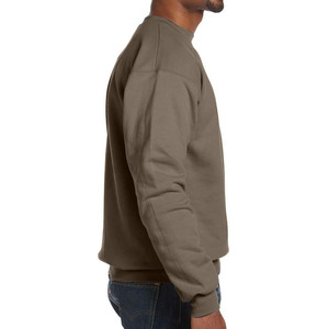 100% Cotton Fleece Knitted Oversized Crop Top Sweater Long Sleeve Warm Solid Eco-Friendly Plus Size Customizable Sweatshirt - Product Image 6