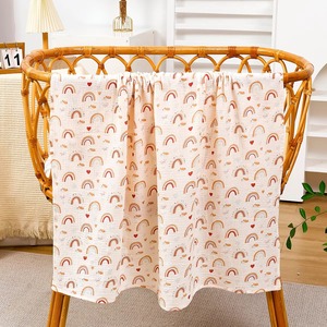 Couverture d'emmaillotage 100% coton, qualité supérieure, nouveau design, style pastoral. - Product Image 1