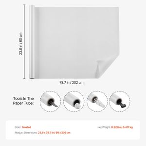 Pellicola Privacy per Finestre, Vetro Smerigliato, Protezione Solare, Controllo del Calore, Non Adesiva, Statica, Riflettente - Product Image 4