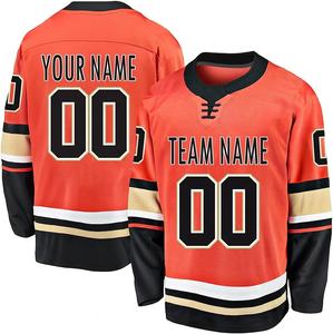 Camiseta de Hockey sobre Hielo con Estampado Personalizado, Servicio OEM, para Equipos Deportivos Juveniles Unisex, Uniformes, Impresión por Sublimación, Transpirable - Product Image 2