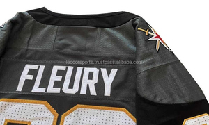 Camisetas de Hockey sobre Hielo Suaves y Cómodas, Personalizadas de Fábrica, al por Mayor, Tejido Transpirable, Secado Rápido, Antibacterianas, con Transferencia de Calor - Product Image 3