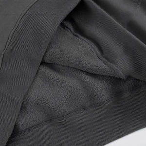 เสื้อสเวตเชิ้ตซิป 1/4  คุณภาพสูง ผ้าฝ้าย 100% สไตล์ลำลองสำหรับผู้ชาย ขายส่ง รับทำโลโก้ ไซส์ใหญ่พิเศษ คุณภาพสูง - Product Image 4