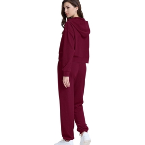 Survêtement d'hiver grande taille pour femme, de haute qualité, pour le jogging, décontracté, écologique, respirant, en polyester/coton, vente en gros - Product Image 3