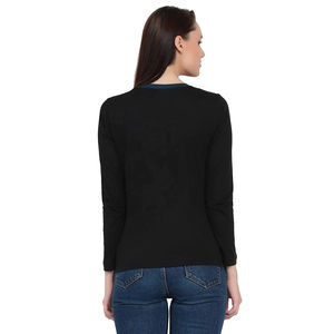 Camisetas de Manga Larga con Cuello Redondo para Mujer, Estilo Urbano, 100% Algodón, Antiarrugas, de Secado Rápido, Camisetas Básicas a la Moda - Product Image 4