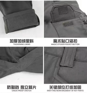 Tactical Pants Men's Slim <b>Stretch</b> Training <b>Cargo</b> Trousers Outdoor Multi-pocketed Clothing Factory Wholesale - Product Image 2