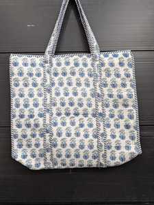 Sac fourre-tout en toile imprimée à la main pour femme, écologique, léger, durable, grande capacité, couleur unie, avec pompon ouvert, vente en gros - Product Image 4