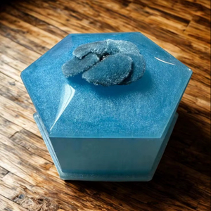 Caja Rectangular de Resina Hecha a Mano, Personalizable, de Alta Calidad, Regalo de Boda y Decoración para el Hogar, TIME 2 DECOR, Hecho en India - Product Image 1