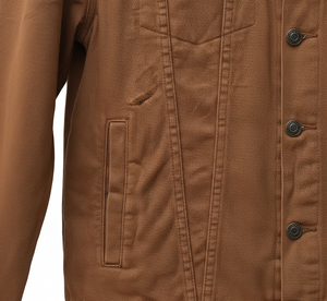 Vestes en jean pour hommes, style vintage, col rabattu, fabrication en gros, services OEM, vêtements de mode - Product Image 5