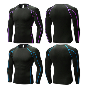 Rashguard à manches longues en rayonne et bambou imprimé numériquement pour BJJ MMA, protection UV personnalisée, compression, pour nourrissons, tout-petits et maternité - Product Image 2