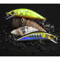 Leurre de pêche artificiel dur en ABS de 55 mm 3,5 g pour la pêche en eau douce et en eau salée, leurre de pêche coulant pour la truite et l'alboum