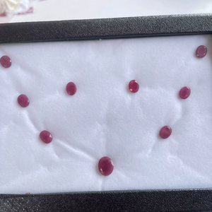 Conjunto de Pendientes y Colgante de Rubí Natural de Liberia de 11.05 Ct – Joyería con Piedras Preciosas Sueltas Grandes, Rubí Rojo Genuino al por Mayor - Product Image 1
