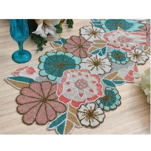 Garden Look Design Beaded Decorative <b>Table</b> <b>Runner</b> Use For Decoration <b>Dining</b> <b>Table</b> In Occasion - Product Image 2
