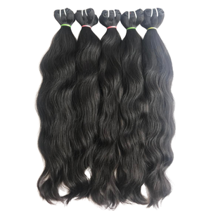 Lots de Cheveux Humains Vierges Indiens Remy, Double Trame Faite à la Machine, Ondulation Naturelle Profonde et Souple, 100% Non Traités, Qualité 9A, Prix de Gros - Product Image 4