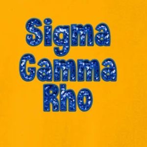 T-shirt décontracté à manches courtes pour femme, motif graphique brodé de faux sequins, design lettres de la sororité grecque Sigma Gamma Rho - Product Image 3