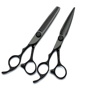 Ciseaux de barbier professionnels en acier inoxydable, nouveau design unique, ciseaux de coupe de cheveux renouvelables, peigne, lame affûtée, outil de beauté - Product Image 2